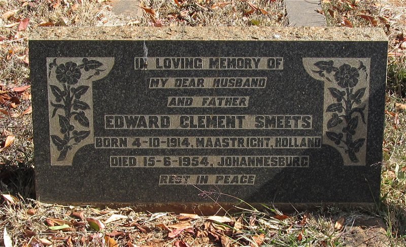 SMEETS Edward Clement 1914-1954