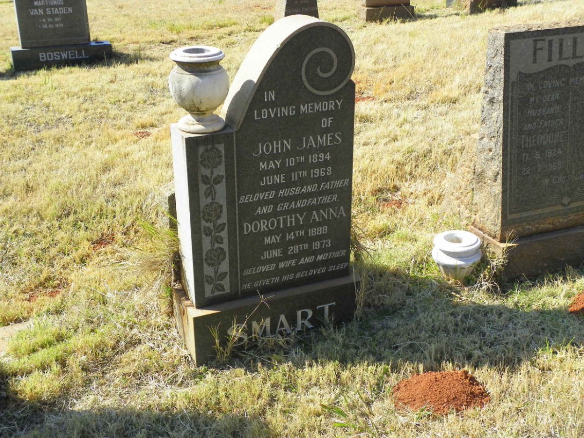 SMART John James 1894-1968 &amp; Dorothy Anna 1888-1973