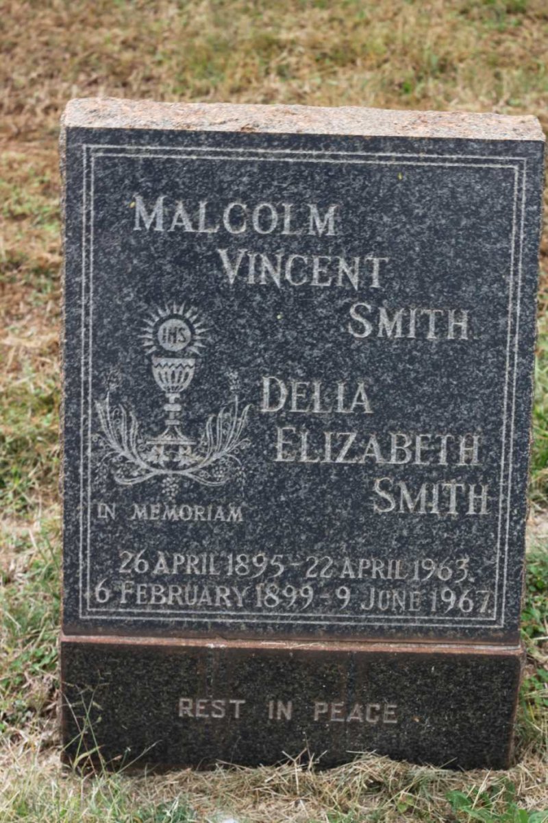 SMITH Malcolm Vincent 1895-1963 &amp; Delia Elizabeth 1899-1967