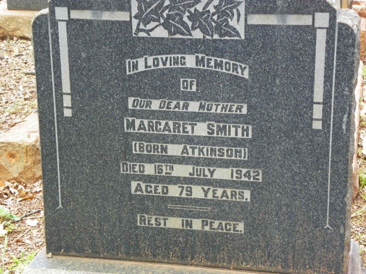 SMITH Margaret nee ATKINSON -1942