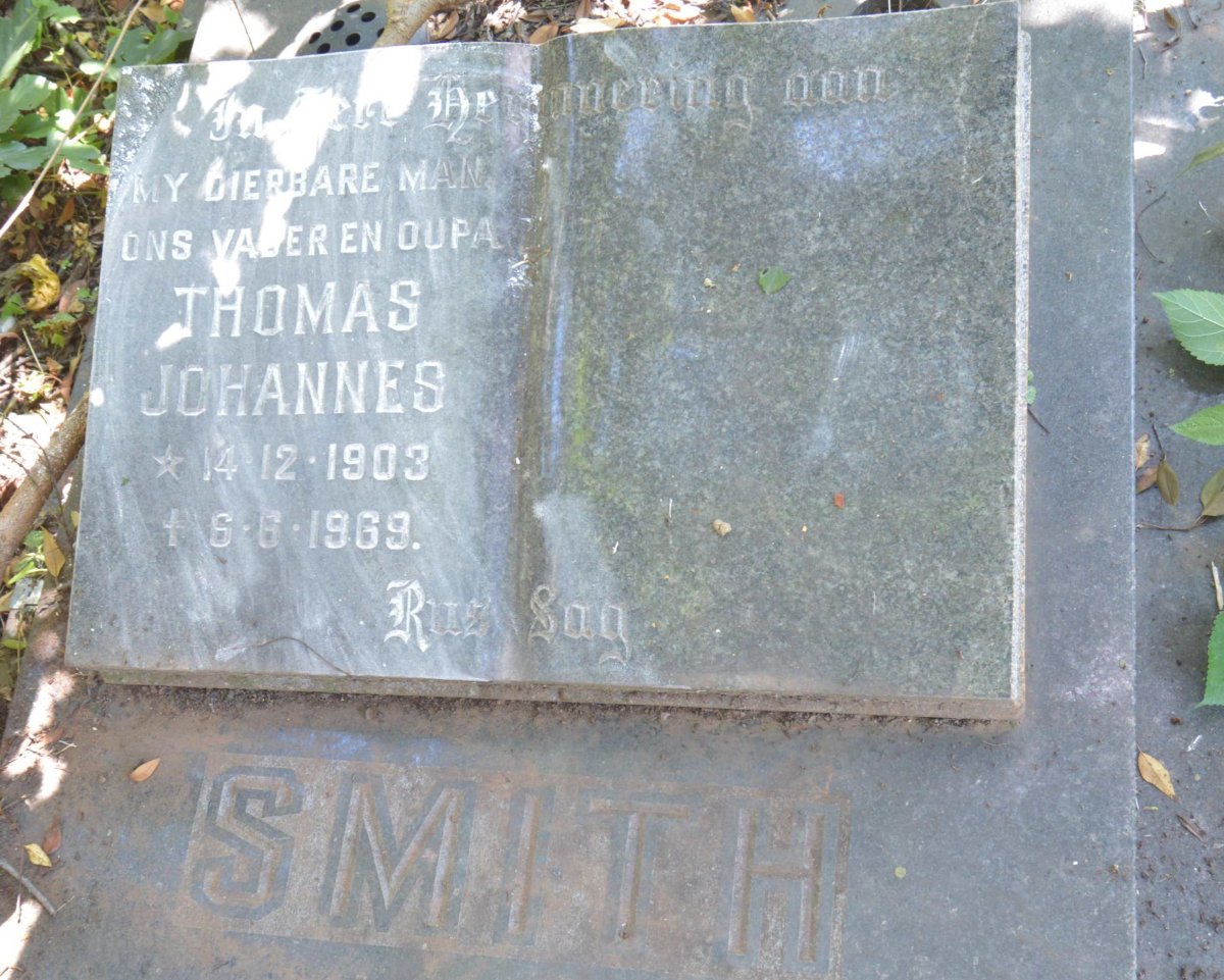 SMITH Thomas Johannes 1903-1969