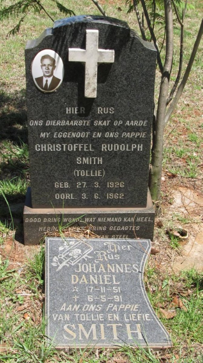 SMITH Christoffel Rudolph 1926-1962 :: SMITH Johannes Daniel 1951-1991