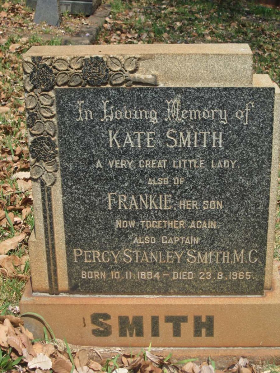 SMITH Percy Stanley 1884-1965 :: SMITH Kate :: SMITH Frankie