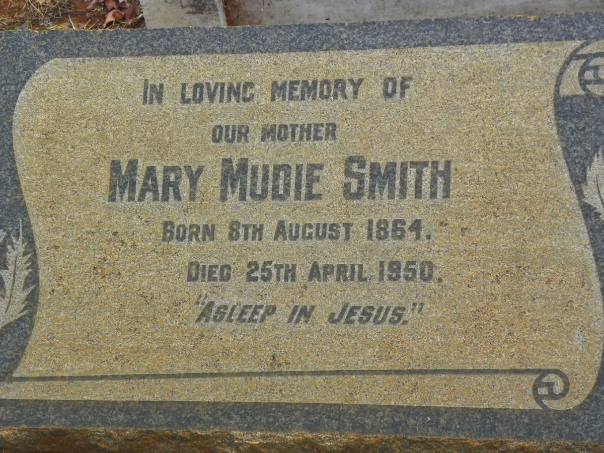 SMITH Mary Mudie 1864-1950