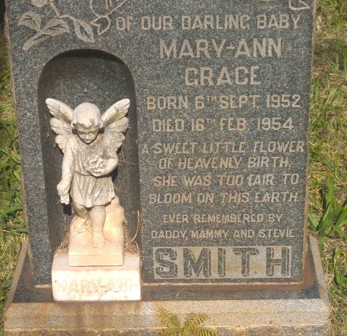 SMITH Mary-Ann Grace 1952-1954