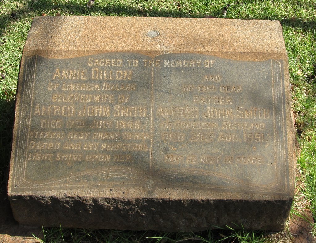 SMITH Alfred John -1951 &amp; Annie Dillon -1945