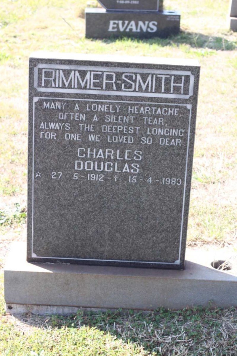SMITH Charles Douglas, RIMMER 1912-1983