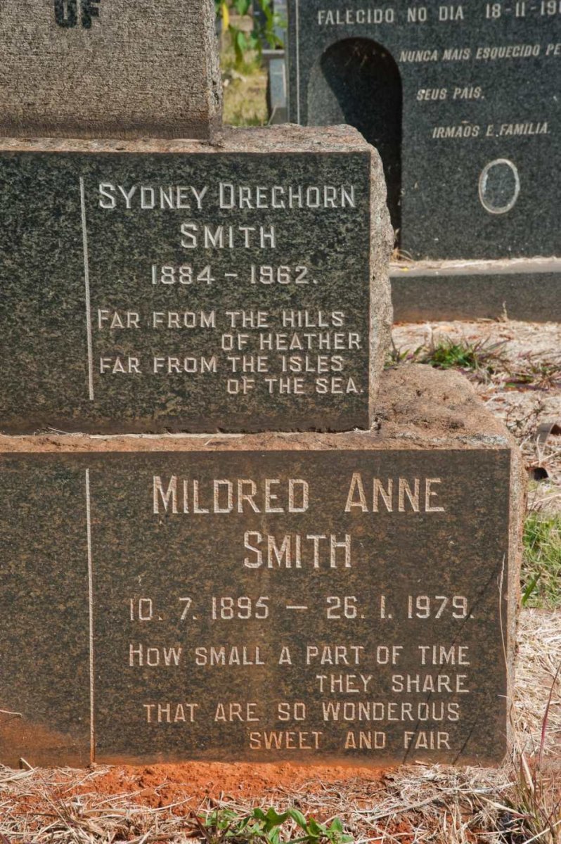 SMITH Sydney Dreghorn 1884-1962 &amp; Mildred Anne 1895-1979