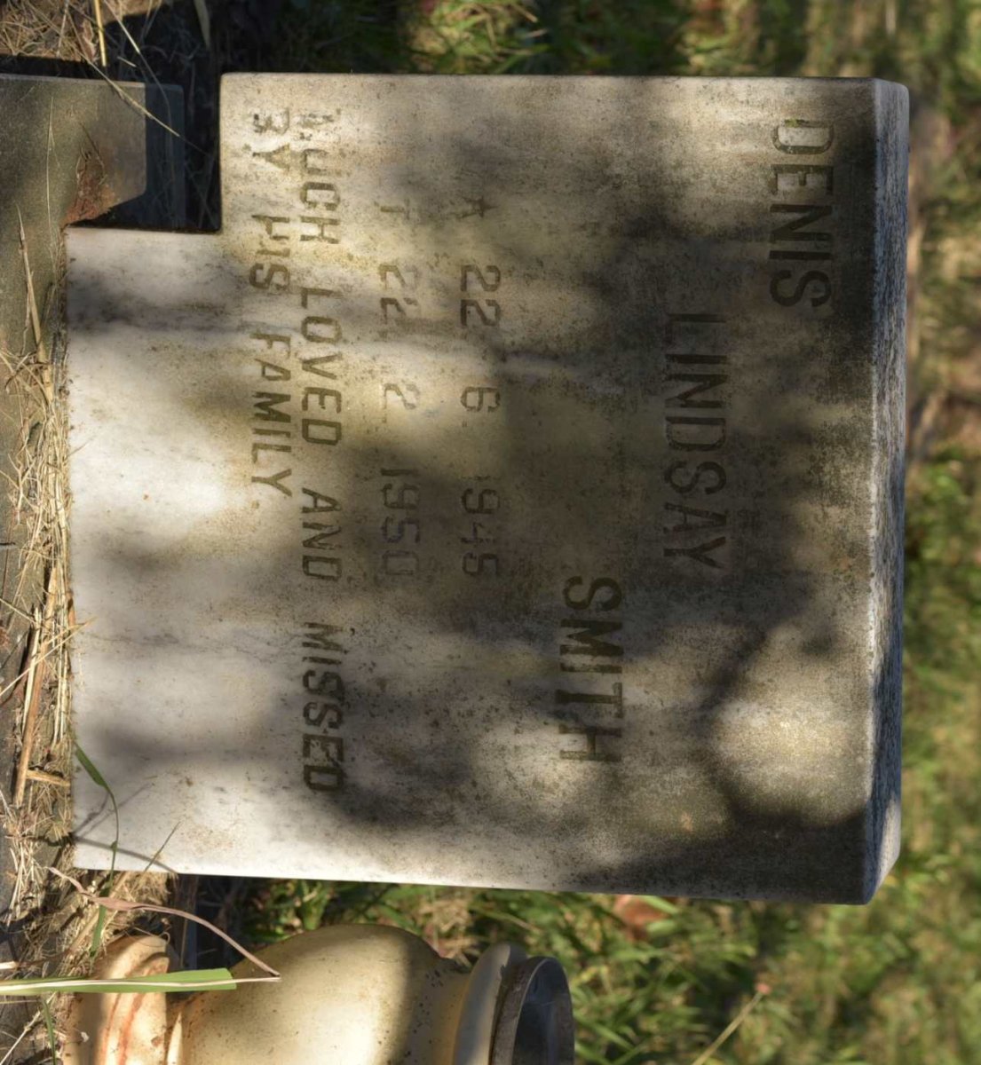 SMITH Denis Lindsay 1945-1950
