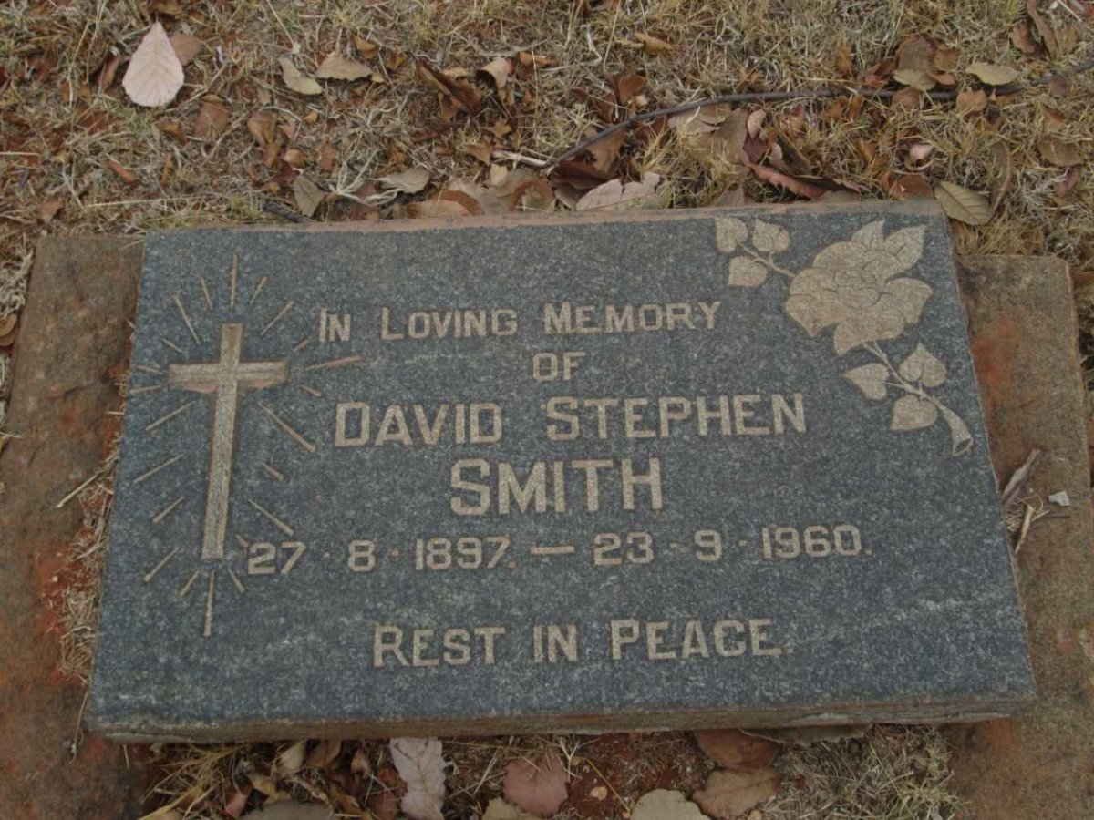 SMITH David Stephen 1897-1960