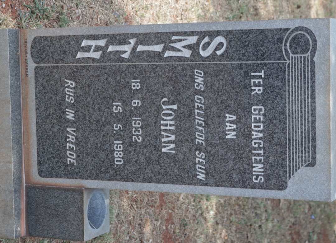 SMITH Johan 1932-1980
