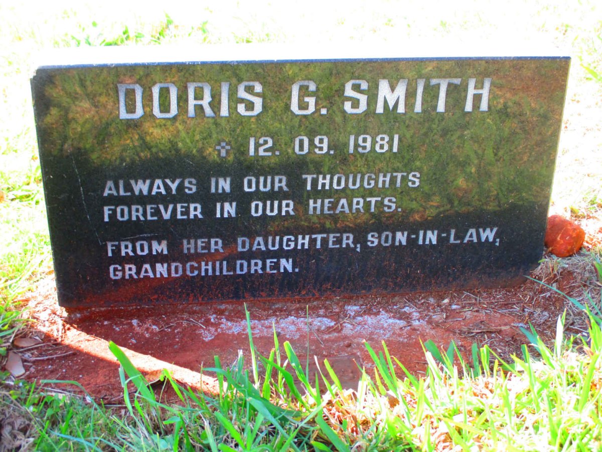 SMITH Doris G. -1981