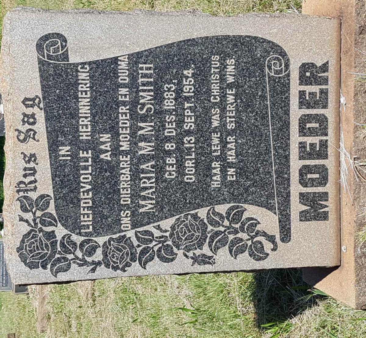 SMITH Maria M.M. 1883-1954
