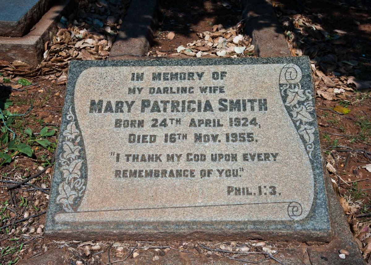 SMITH Mary Patricia 1924-1955