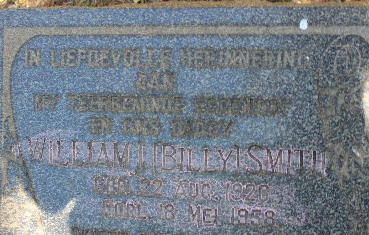 SMITH William 1926-1958