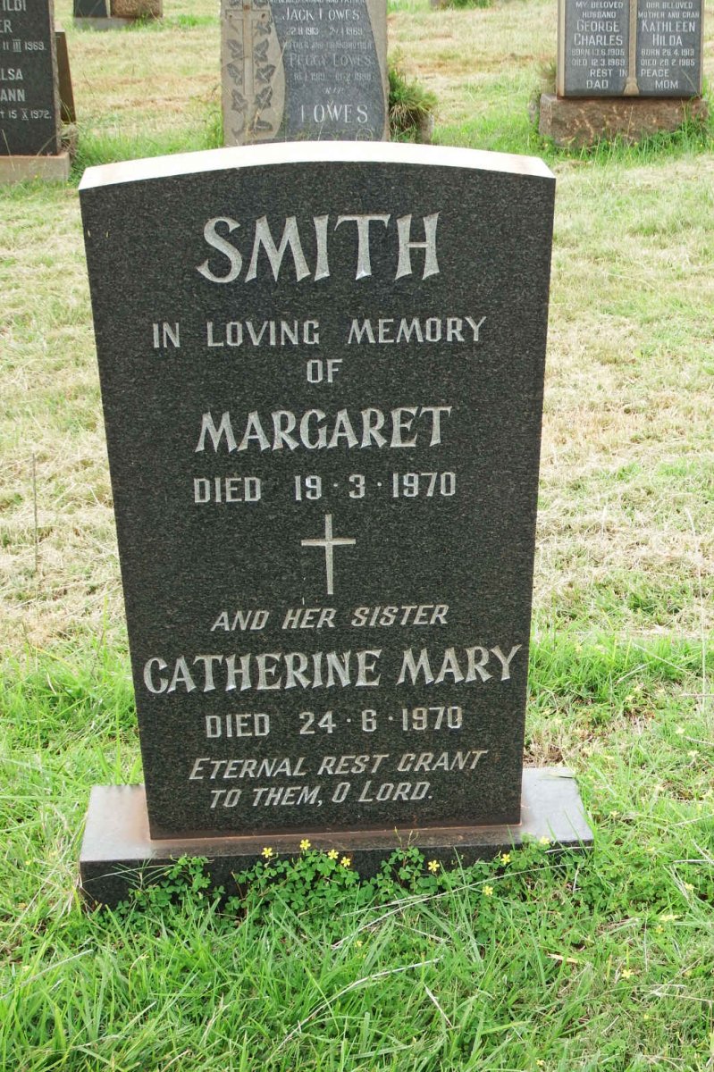 SMITH Margaret -1970 :: SMITH Catherine Mary -1970