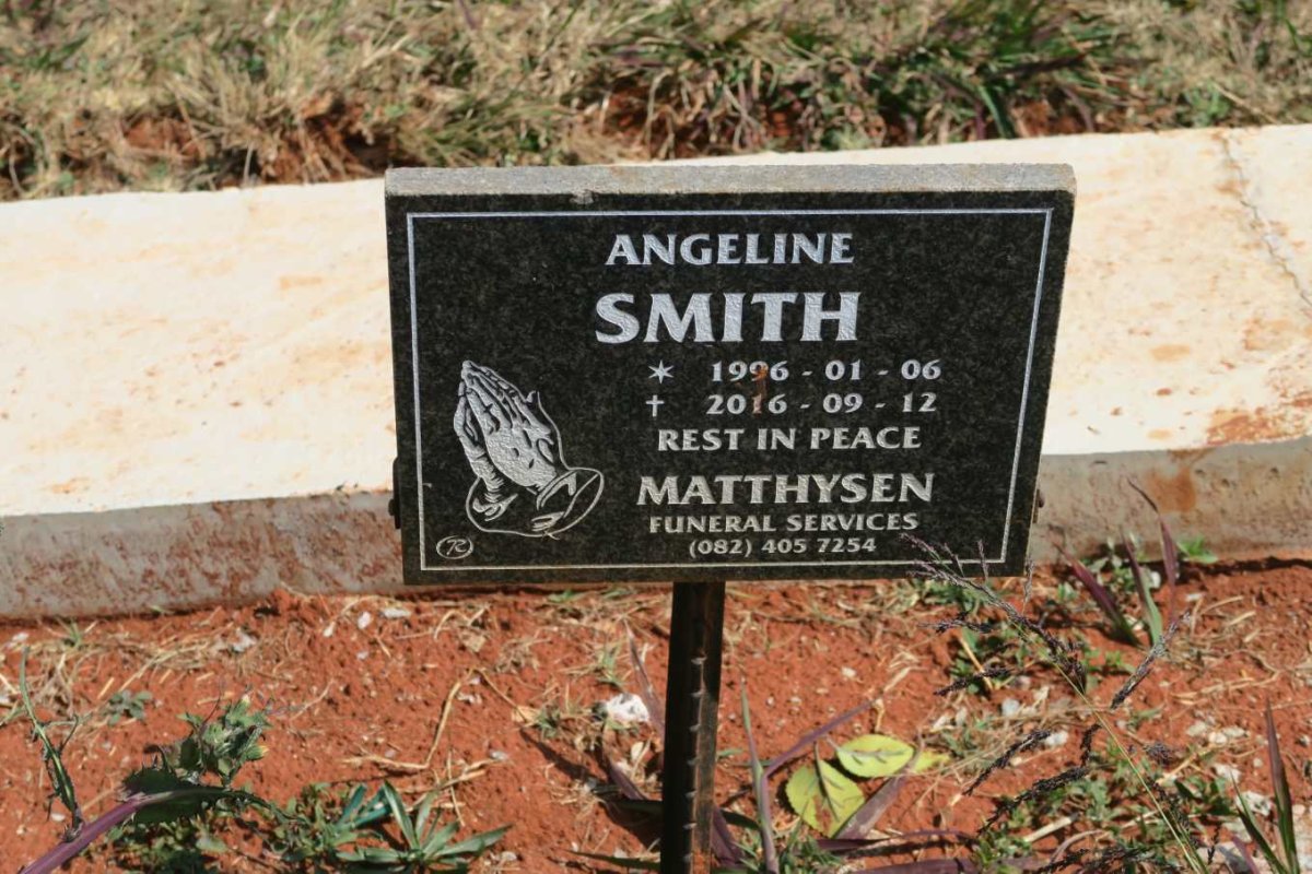 SMITH Angeline 1996-2016