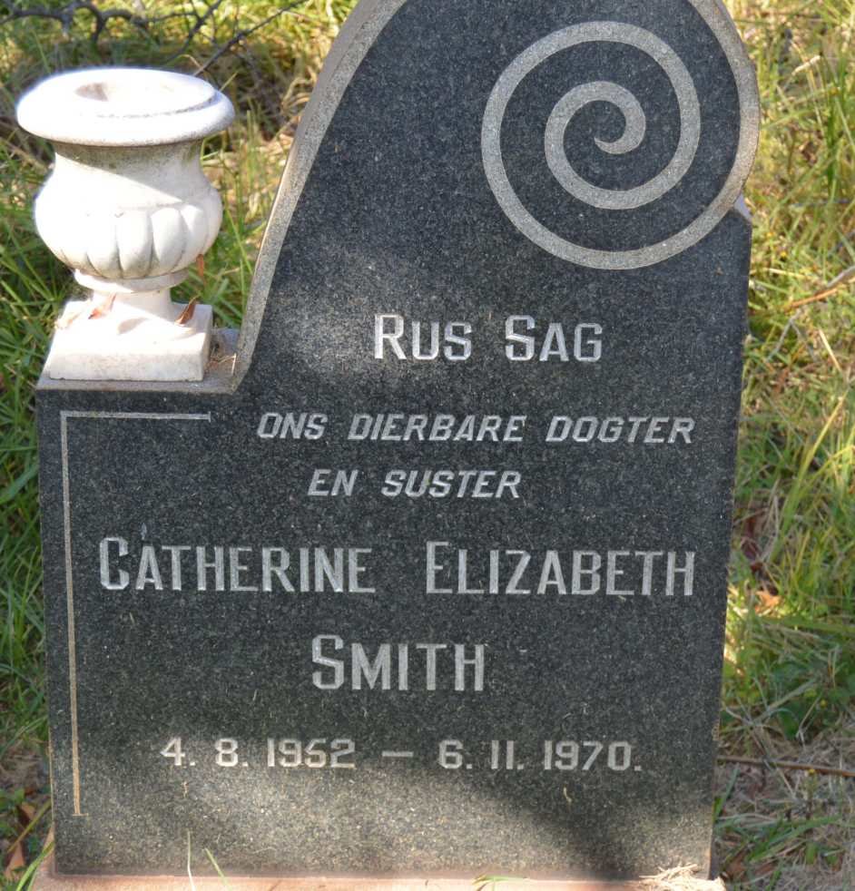 SMITH Catherine Elizabeth 1952-1970
