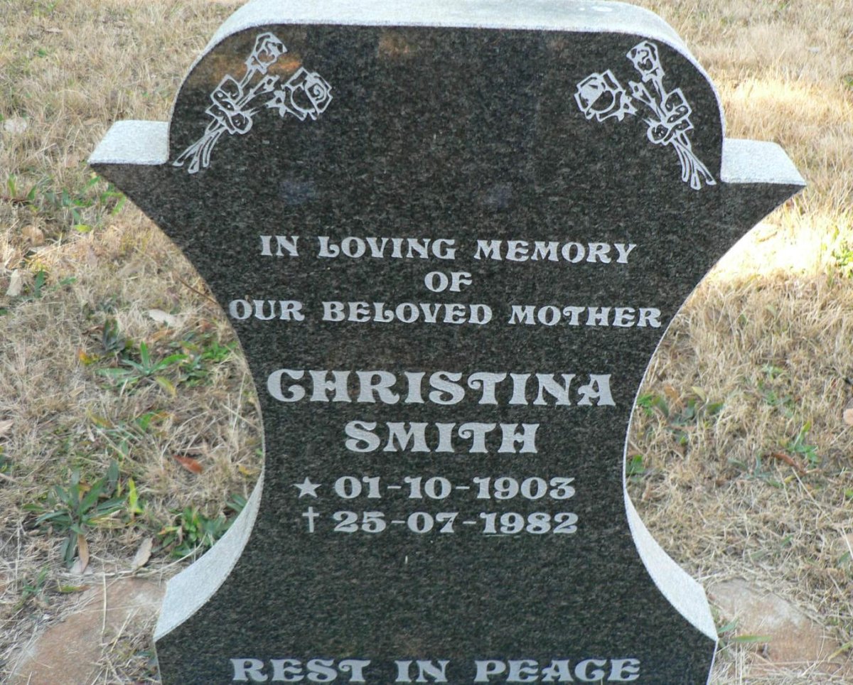 SMITH Christina 1903-1982