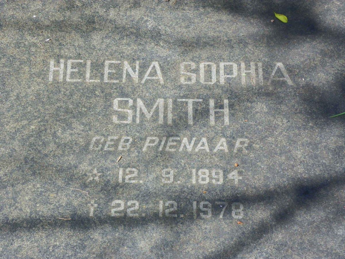 SMITH Reinert Johannes 1891-1947 & Helena Sophia PIENAAR 1894-1978