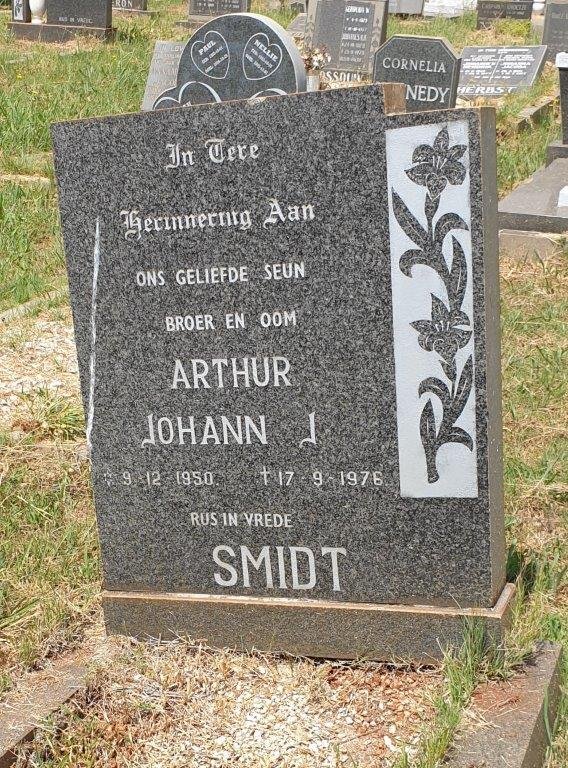 SMIDT Arthur Johann J. 1950-1976