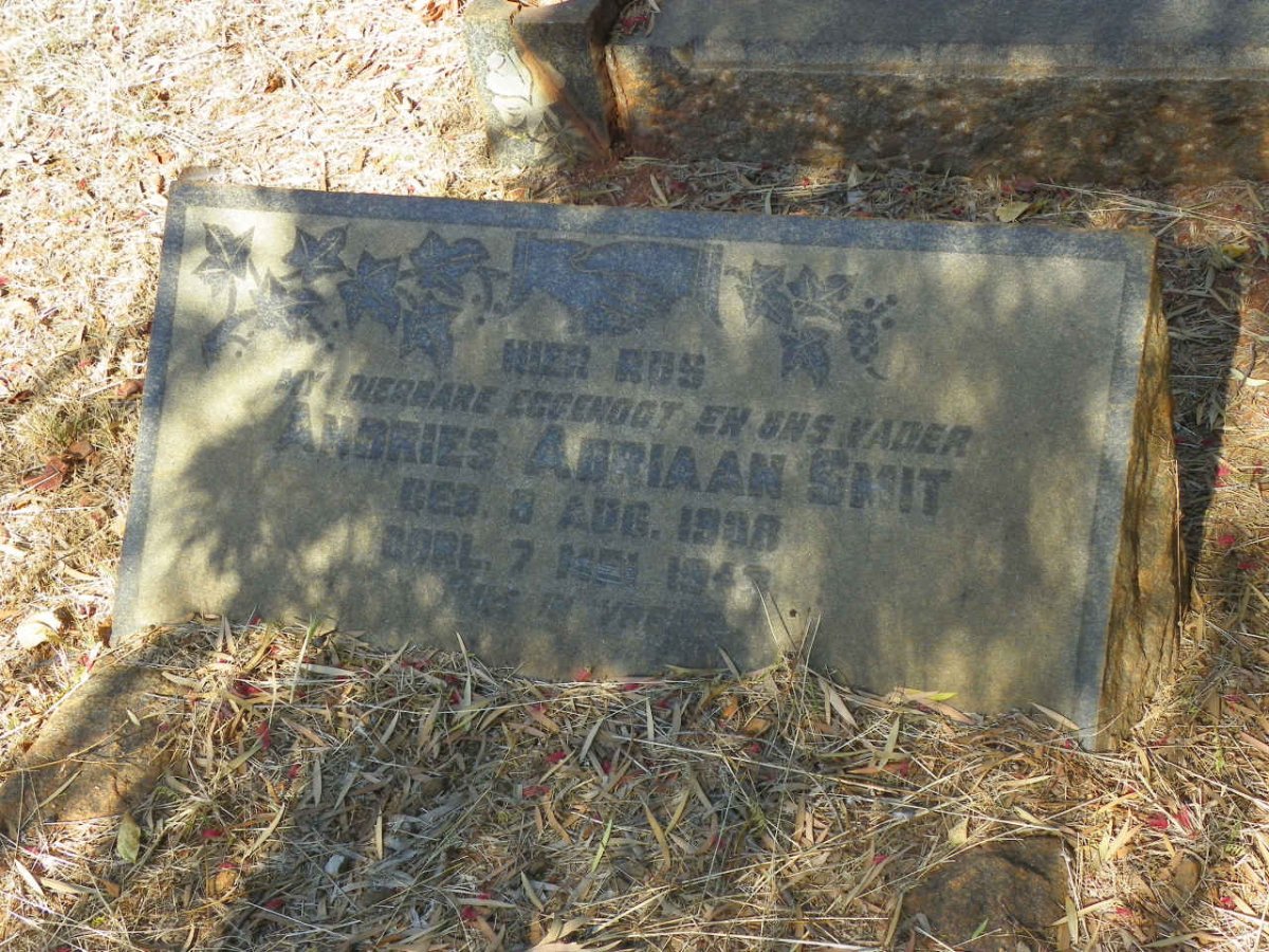 SMIT Andries Adriaan 1908-1943