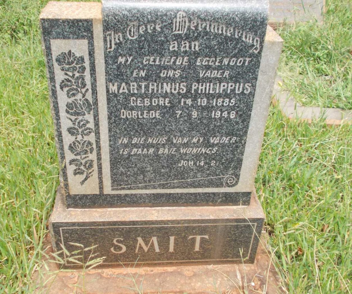 SMIT Marthinus Philippus 1885-1948