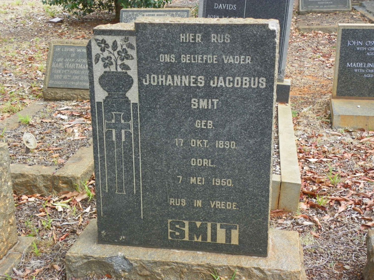 SMIT Johannes Jacobus 1890-1950