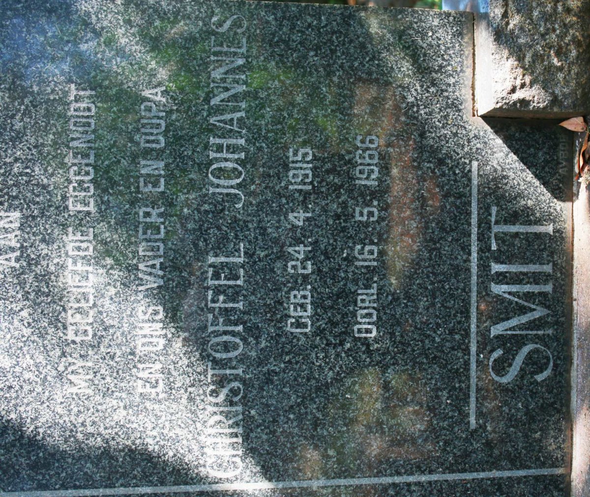 SMIT Christoffel Johannes 1915-1966