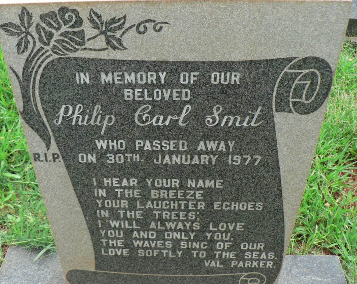 SMIT Philip Carl -1977