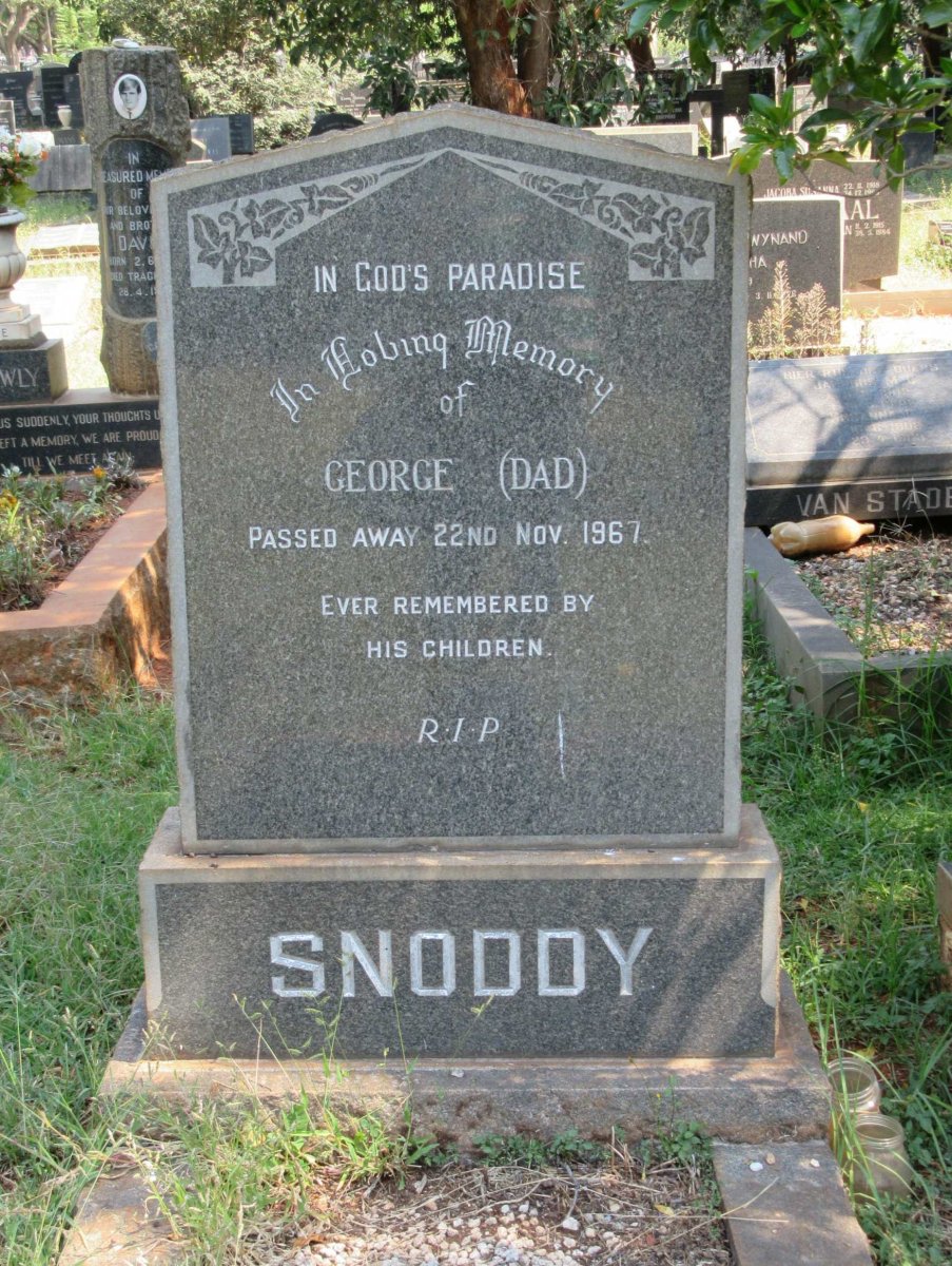 SNODDY George -1967