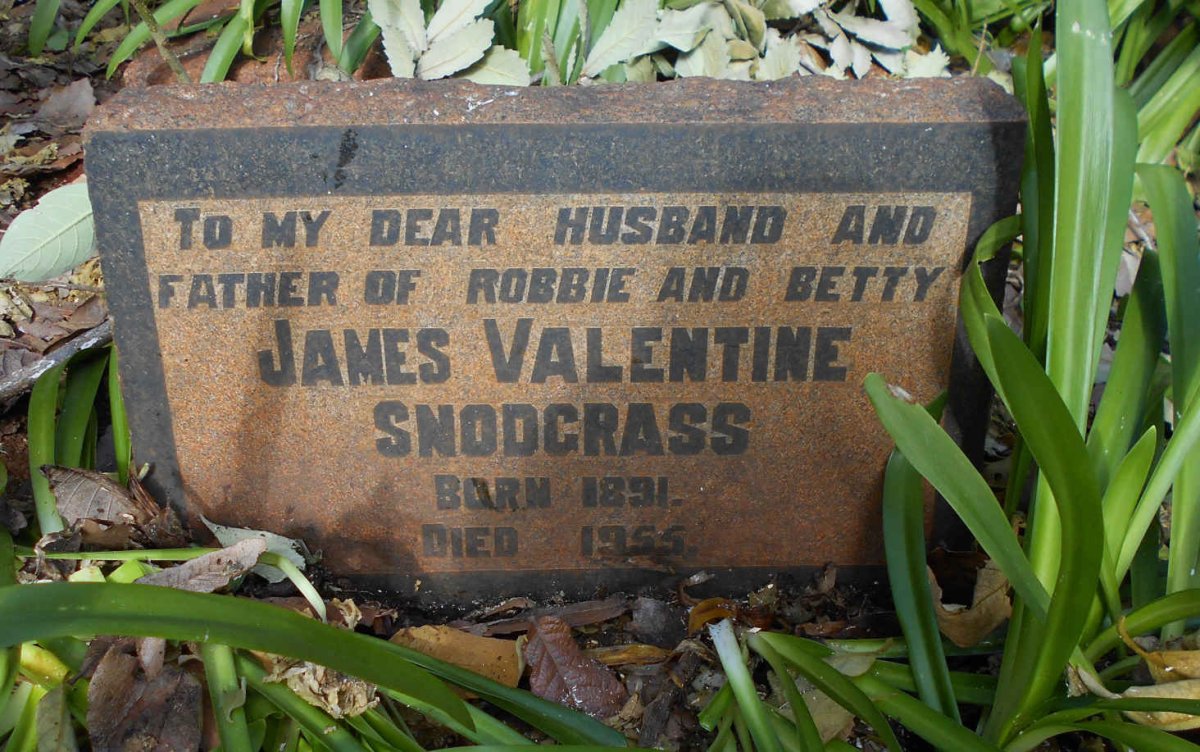 SNODGRASS James Valentine 1891-1955