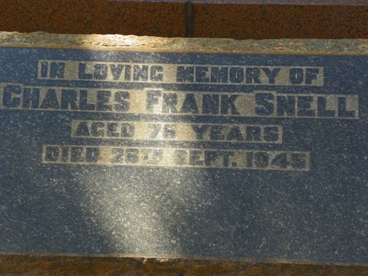 SNELL Charles Frank -1945