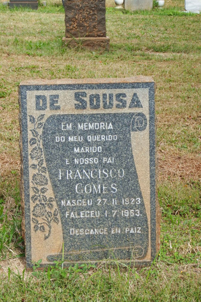 SOUSA Francisco Gomes, de 1923-1963
