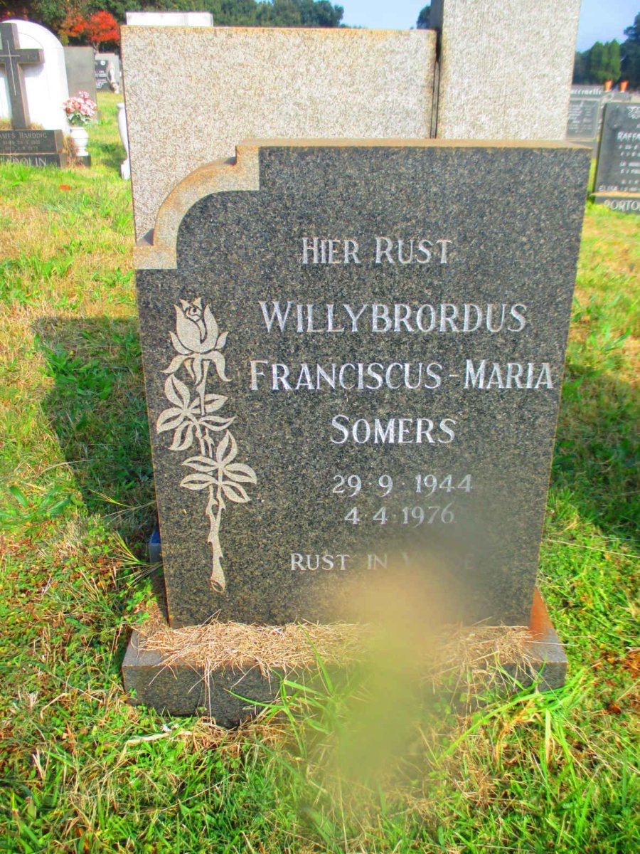 SOMERS Willybrordus Franciscus Maria 1944-1976
