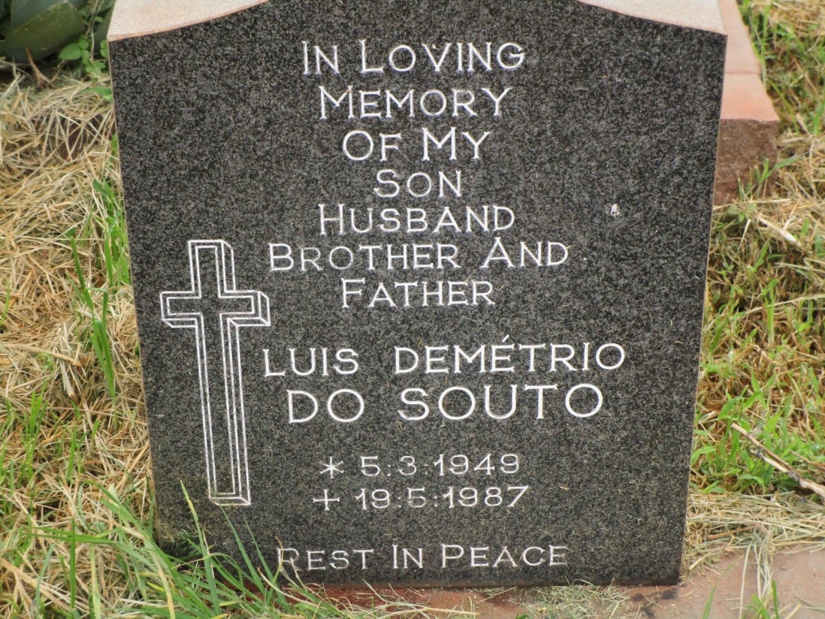 SOUTO Luis Demetrio, do 1949-1987