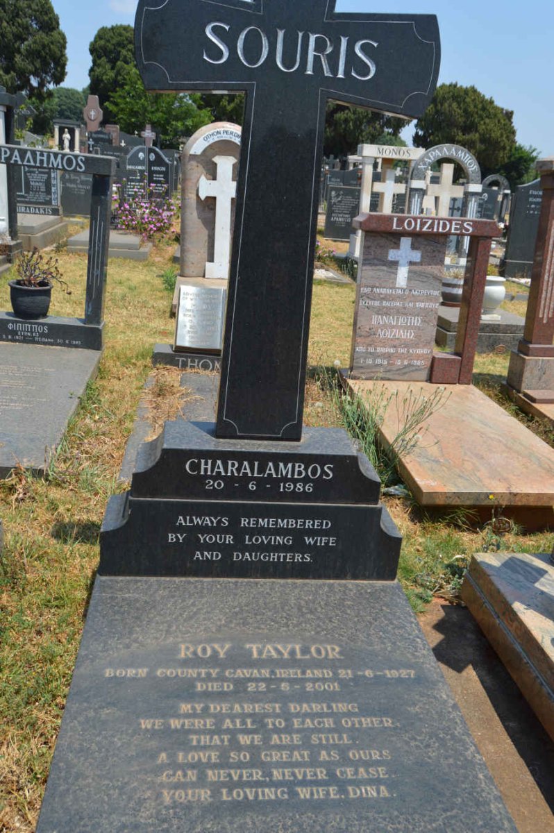 SOURIS Charalambos -1986 :: TAYLOR Roy 1927-2001