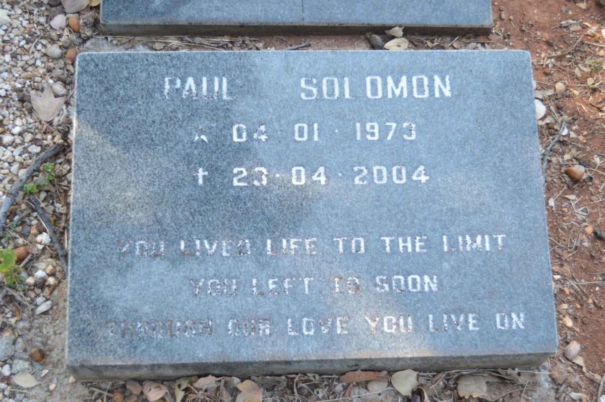 SOLOMON Paul 1973-2004