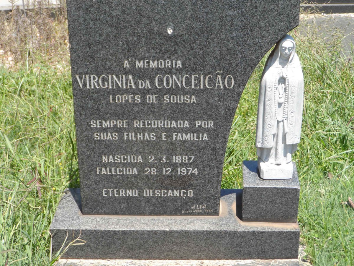 SOUSA Virginia da Conceicao Lopes, de 1887-1974