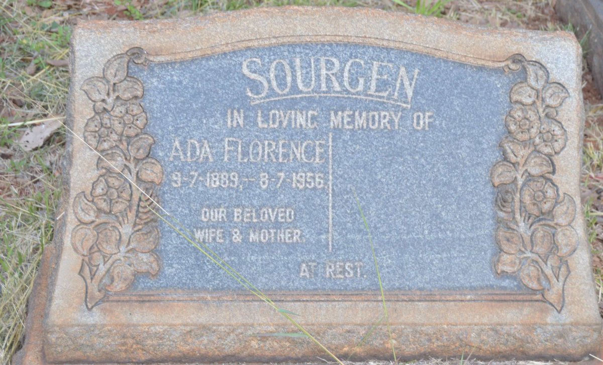 SOURGEN Ada Florence 1889-1956