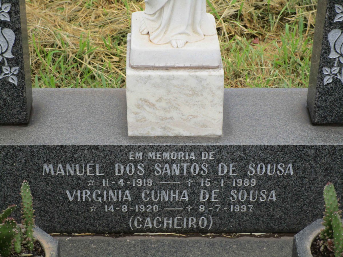 SOUSA Manuel dos Santos, de 1919-1989 &amp; Virginia Cunha 1920-1997