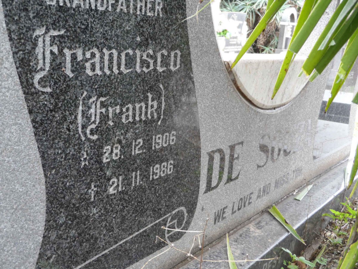 SOUZA Francisco, de 1906-1986