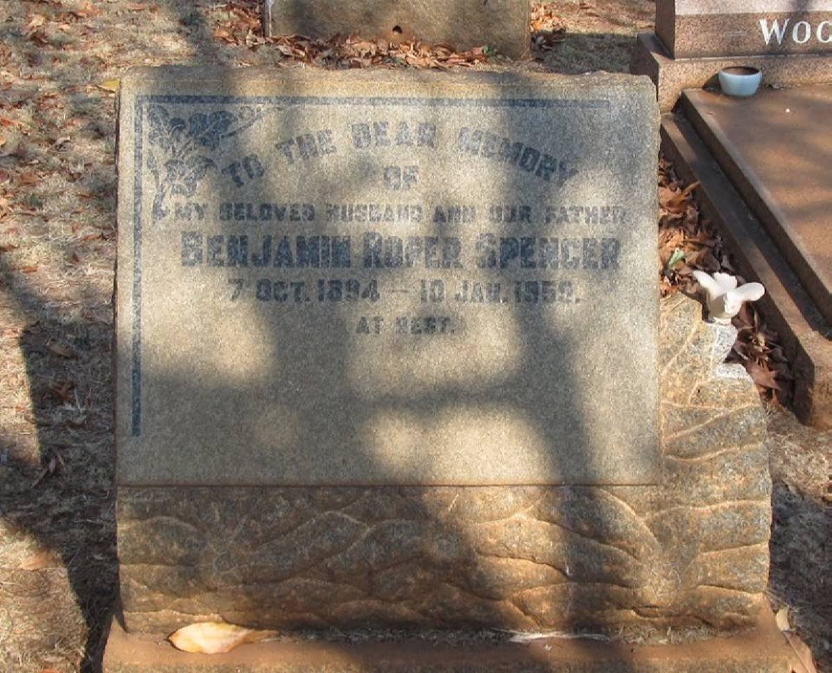 SPENCER Benjamin Roper 1894-1959