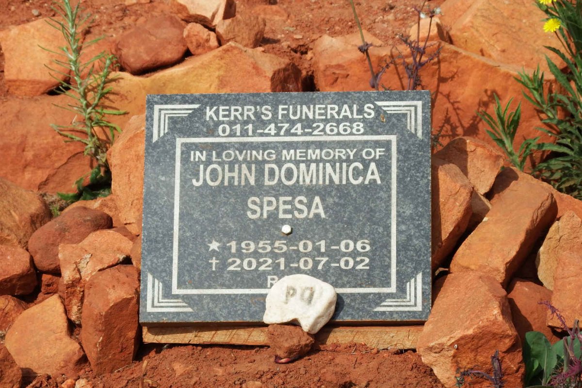 SPESA John Dominica 1955-2021