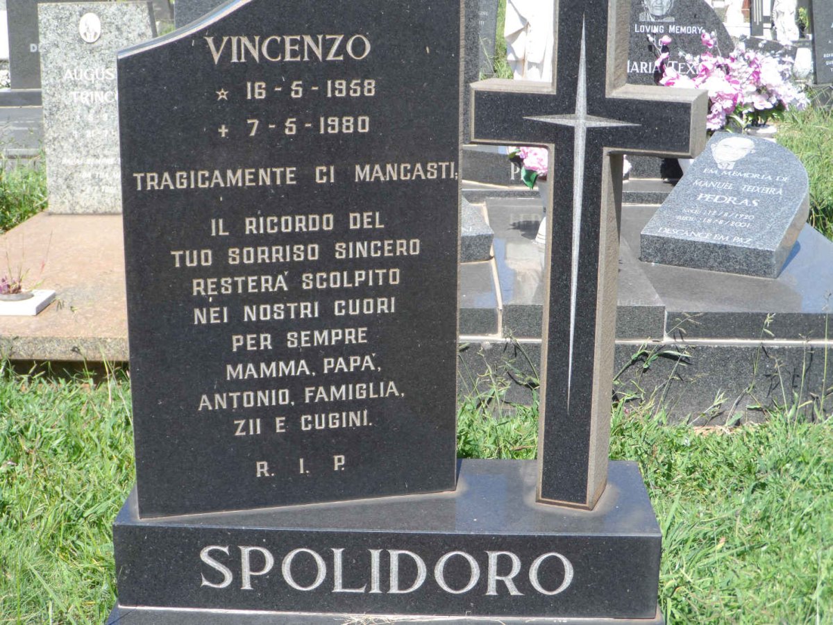 SPOLIDORO Vincenzo 1958-1980