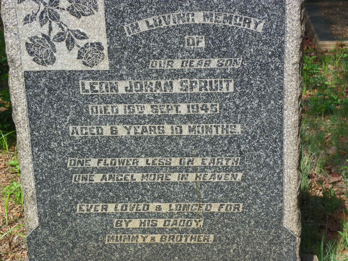 SPRUIT Leon Johan -1945