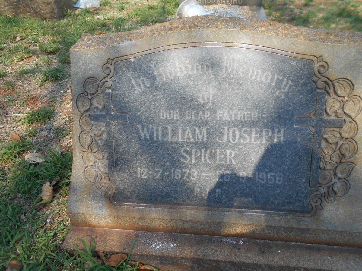 SPICER William Joseph 1873-1956