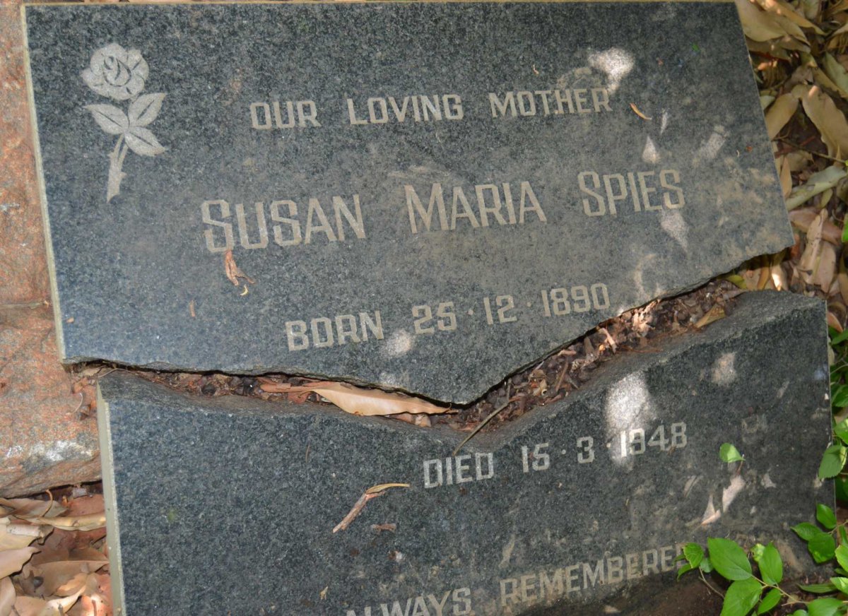 SPIES Susan Maria 1890-1948