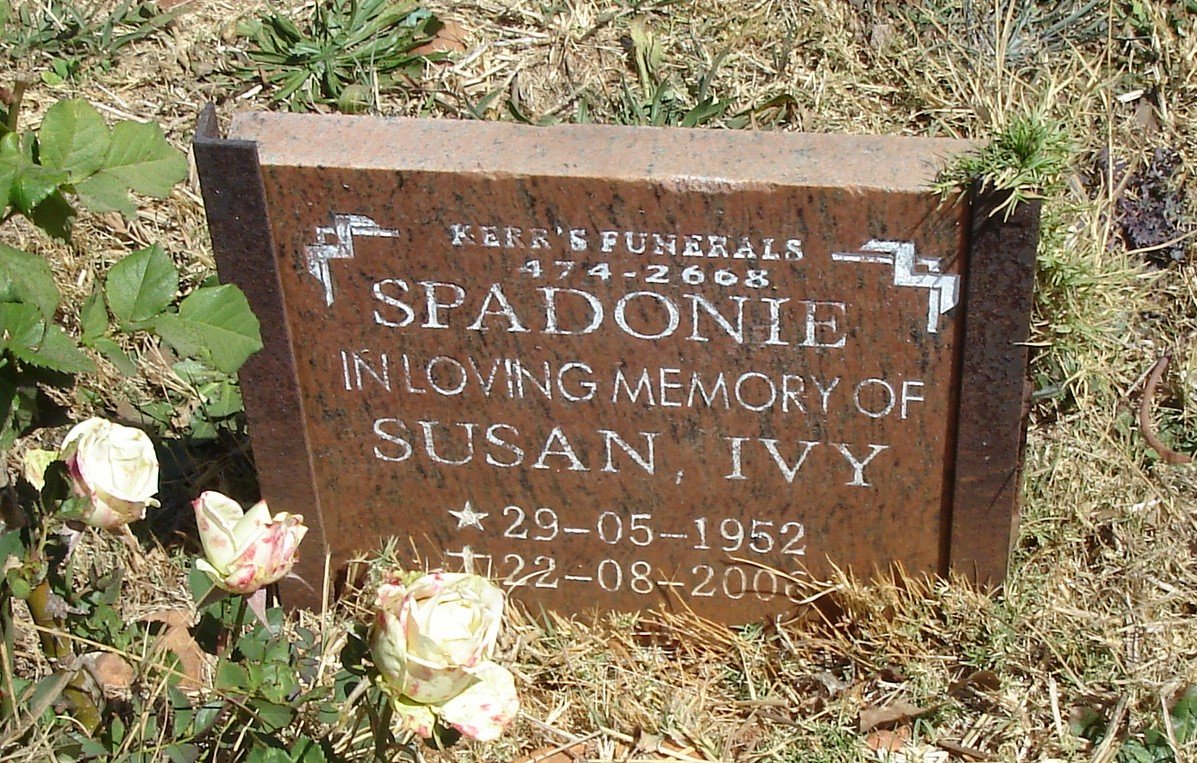 SPADONIE Susan Ivy 1952-2006