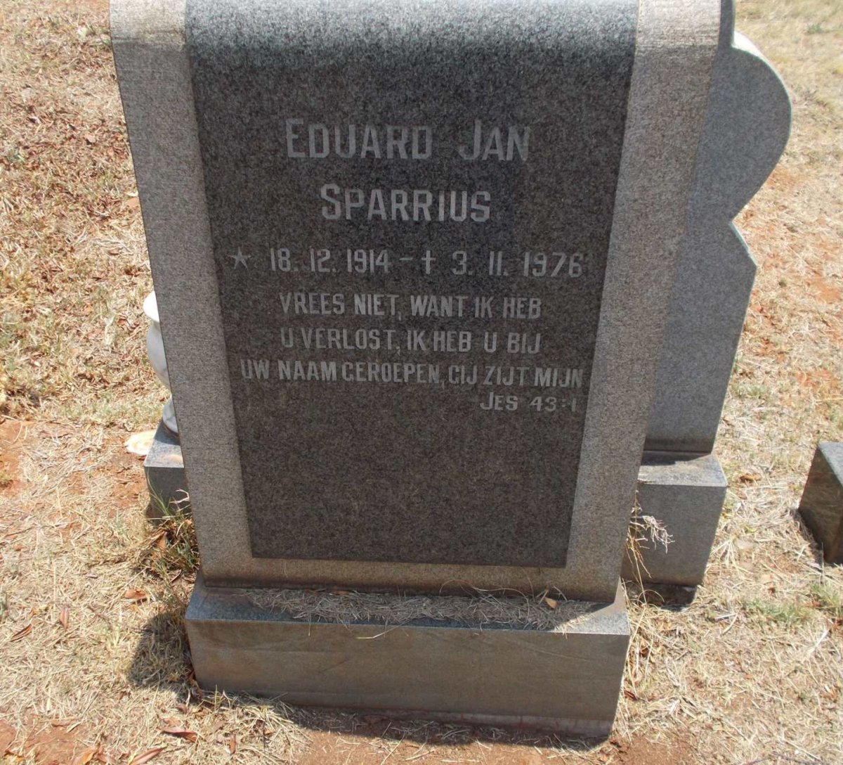 SPARRIUS Eduard Jan 1914-1976